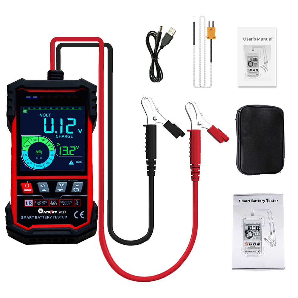 best price,tooltop,car,battery,tester,inch,12/24v,discount