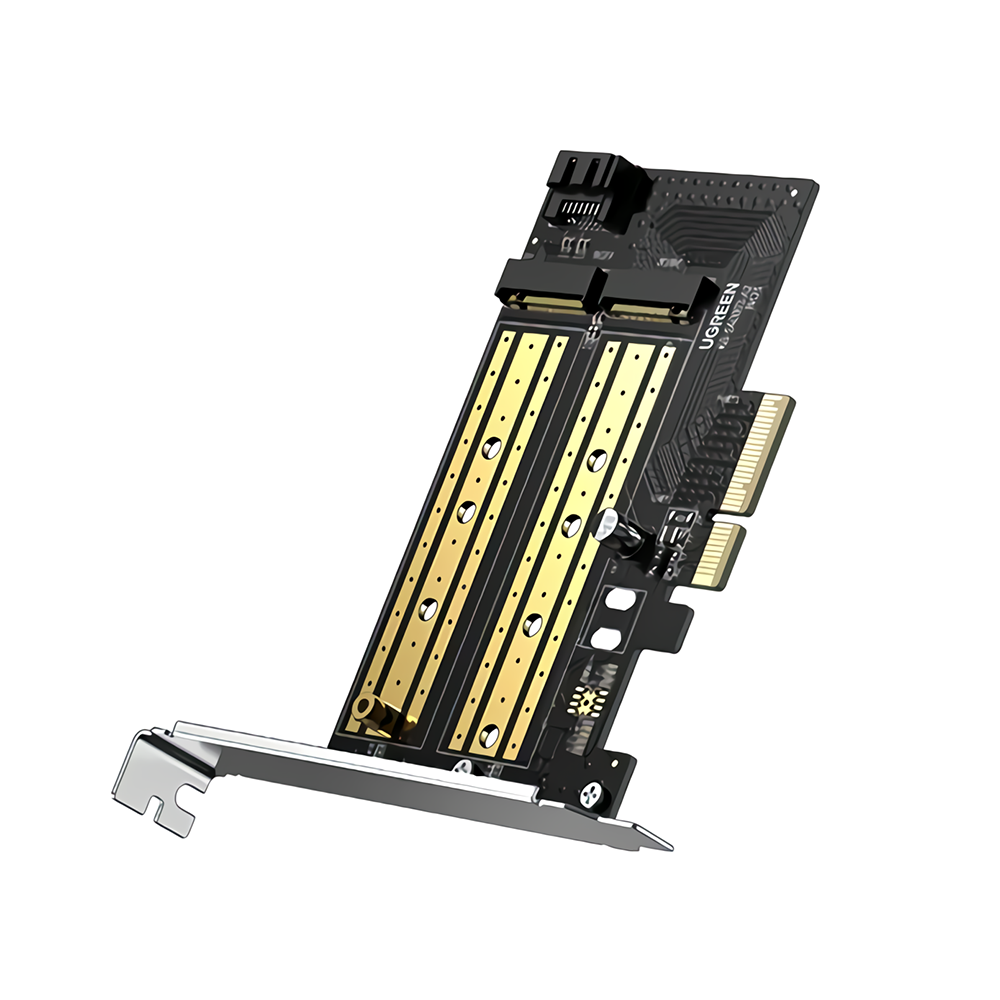 Ugreen PCIE3.0 naar M.2 NGFF & NVME Adapter Card M key B key M & B Key SSD Computer Uitbreidingskaar