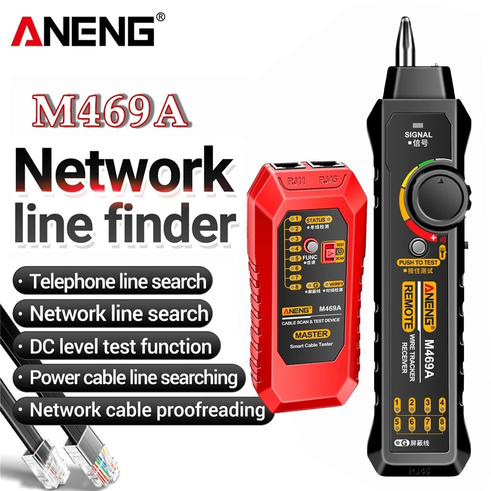 best price,aneng,m469a,network,cable,tester,discount