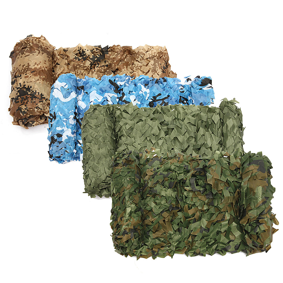 Ourdoor Hunting Camping Military Camouflage Net Woodland Camo Netting Cover New 