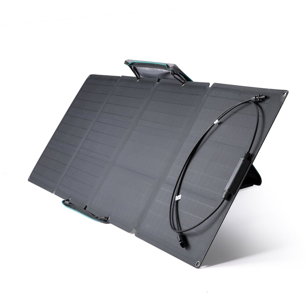 [US Diretto] ECOFLOW 110 W 21,6 V solare Pannello solare Sistema di alimentazione portatile Batteria Ricarica solare Generazione di energia per campeggio Uso domestico e mobile