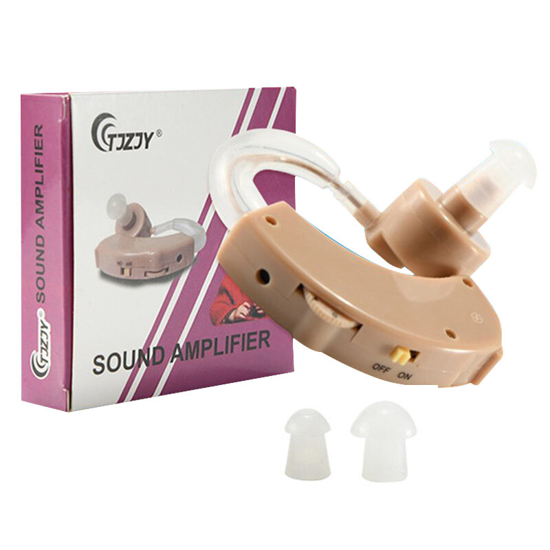

Hearing-aid Portable Ear Mounted Amplifying Hearing Aid Loudly Clear Sound Amplifier Single Key Operation For Elder