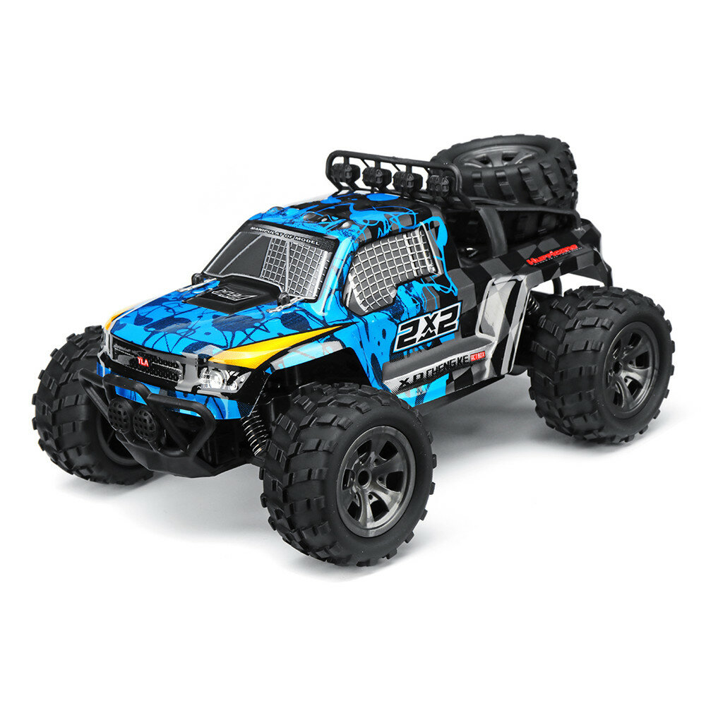 1/18 2.4G 2WD 100m Long Distance Control RC Car Off Road Dessert Buggy