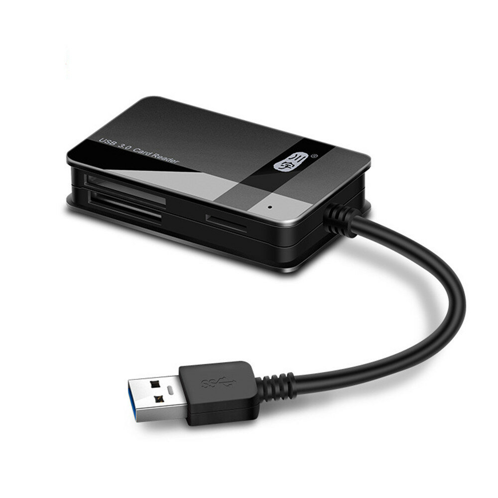 

Kawau C368 USB3.0 Card Reader High Speed 4 Slots MS CF SD TF Card Adapter for Phone SLR Camera