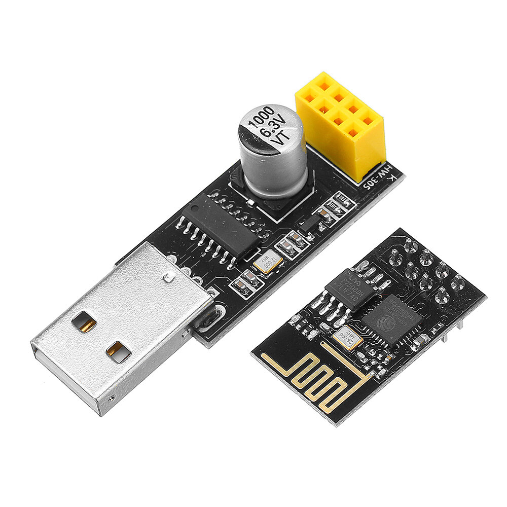 ESP01-programmeeradapter UART GPIO0 ESP-01 CH340G USB naar ESP8266 Serieel draadloos wifi-ontwikkelb