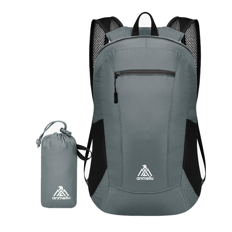 ANMEILU 15L Foldable Backpack Ultralight Outdoor Camping Travel Waterproof Folding School Bag Men Women