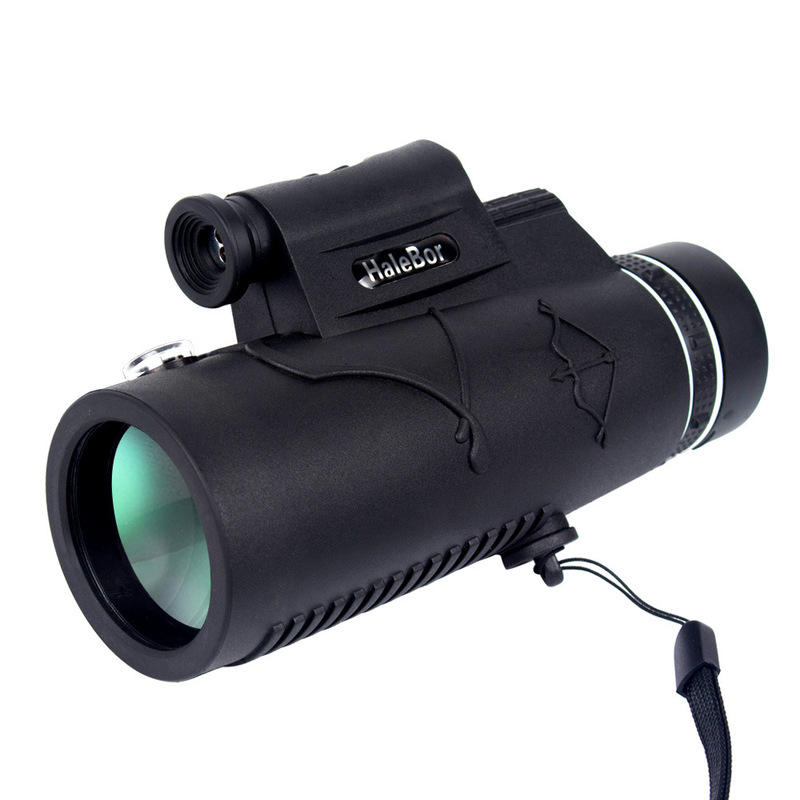 IPRee® 12X50 Monocular Waterproof Optic HD Telescope Day Night Vision With Compass Light 