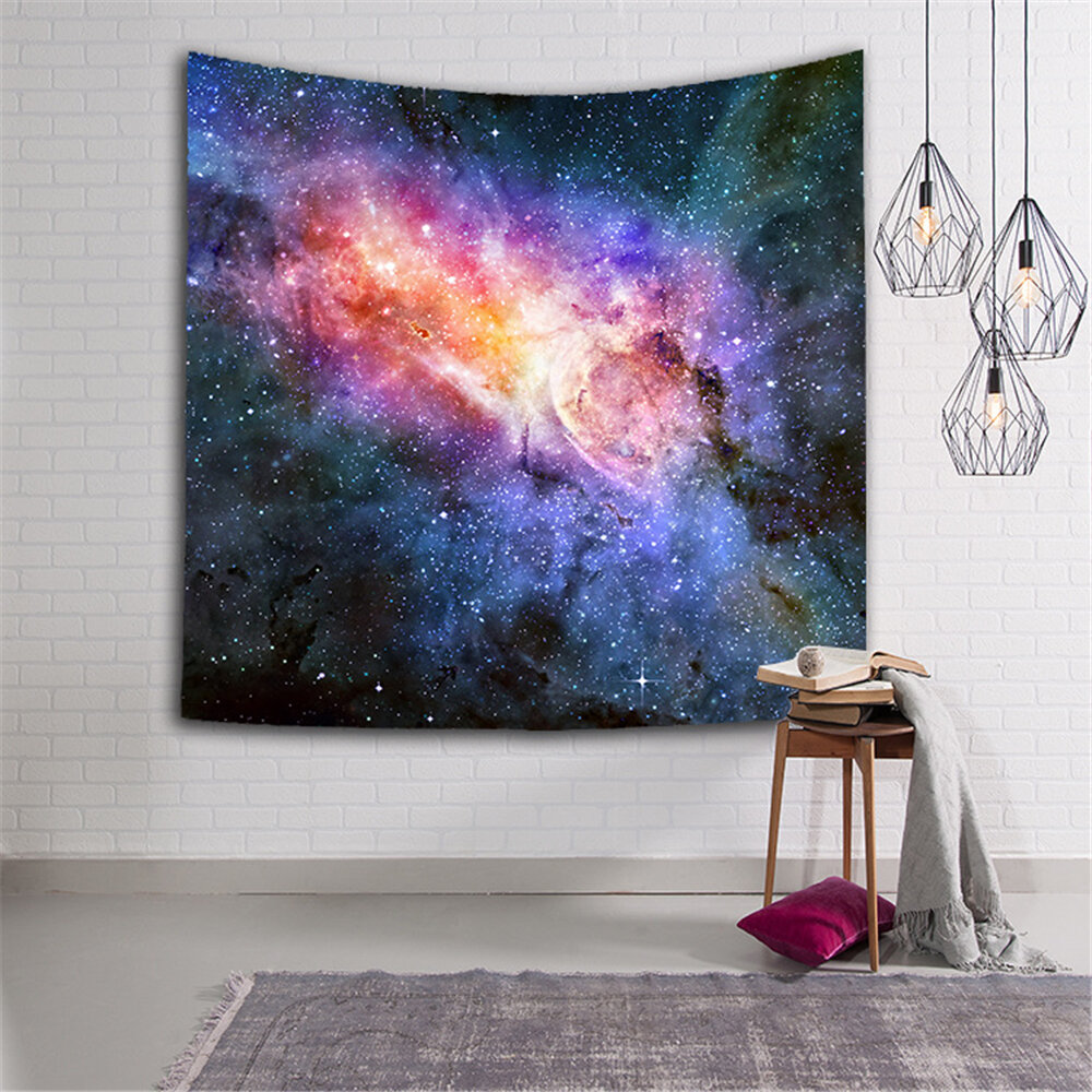 Digital Printing Tapestry Space Star Series Wall Hanging Blanket Household Living Room Office Backgr