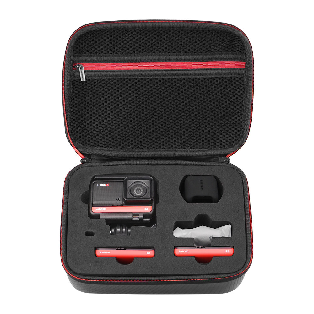 

Portable Carrying Case Handbag Shockproof PU Storage Bag for Insta360 ONE R Camera Accessories