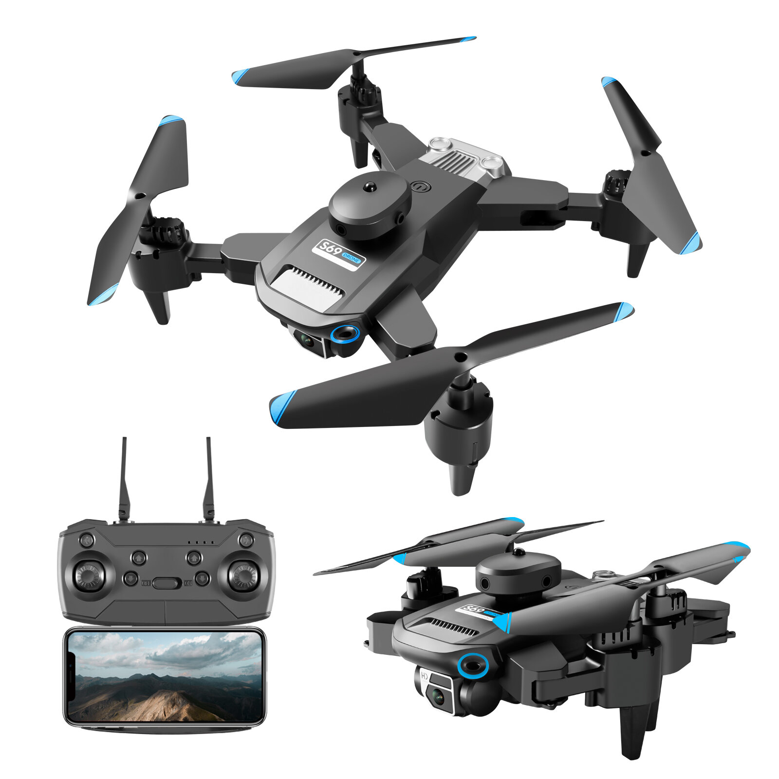 best price,s69,fpv,drone,rtf,with,batteries,discount