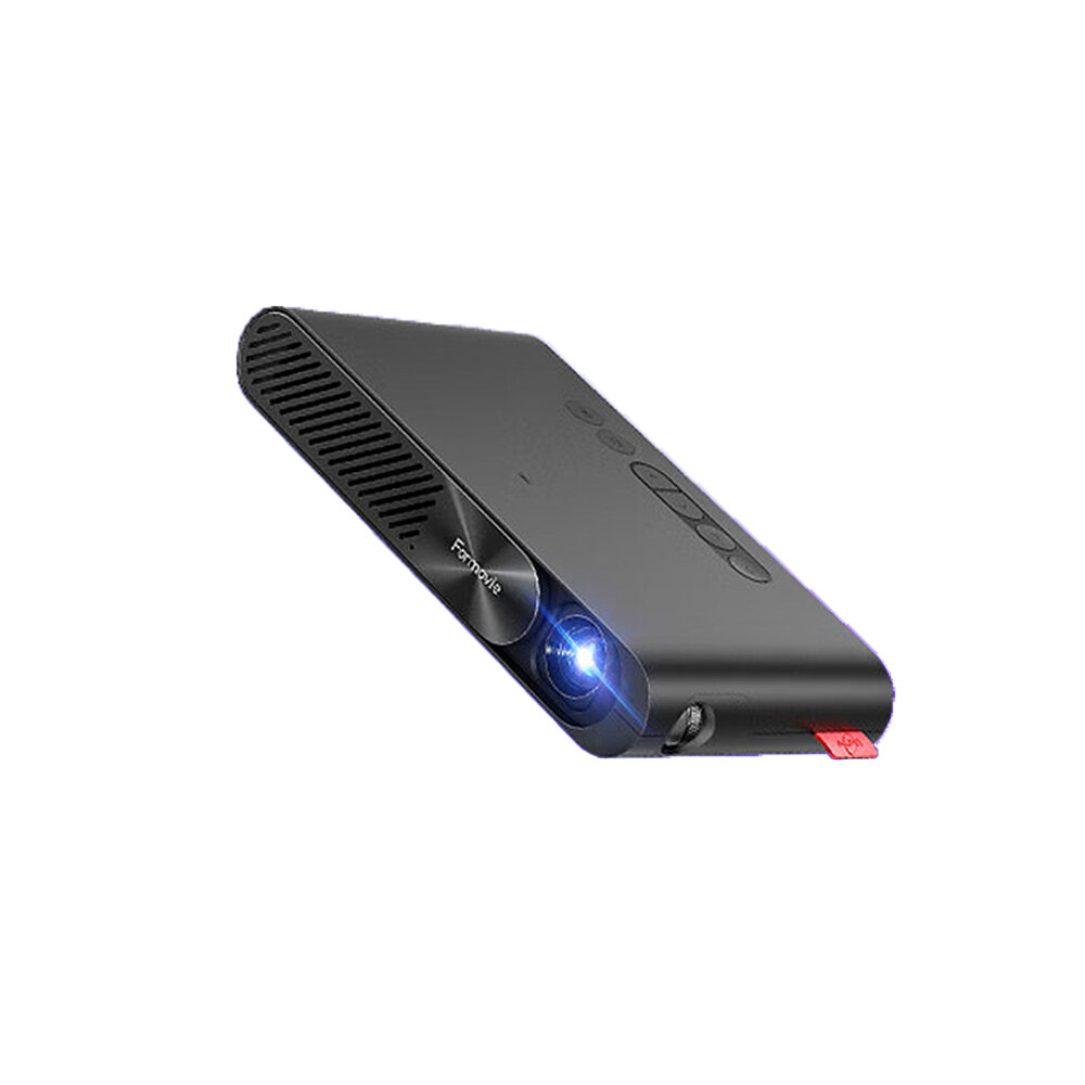FENGMI Formovie P1 Pocket ALPD Laser Projector 800 ANSI Lumens qHD Resolution Image 2.4G WiFi Multi-interface 1.2:1 Throw Ratio Built-in Speaker Auto Keystone Low Noise Portable Smart Home Theater Projector