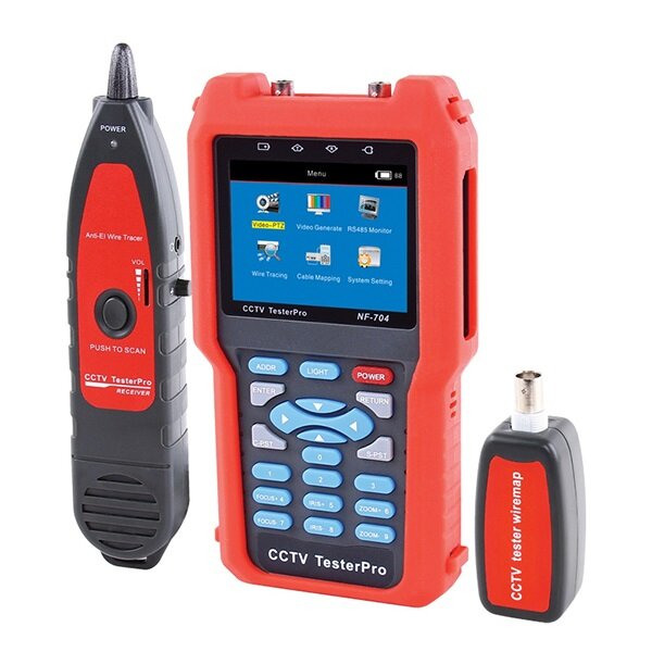 

NOYAFA NF-704 Digital CCTV Monitor Tester with Trace and Locate Portable CCTV LCD Monitor Tester