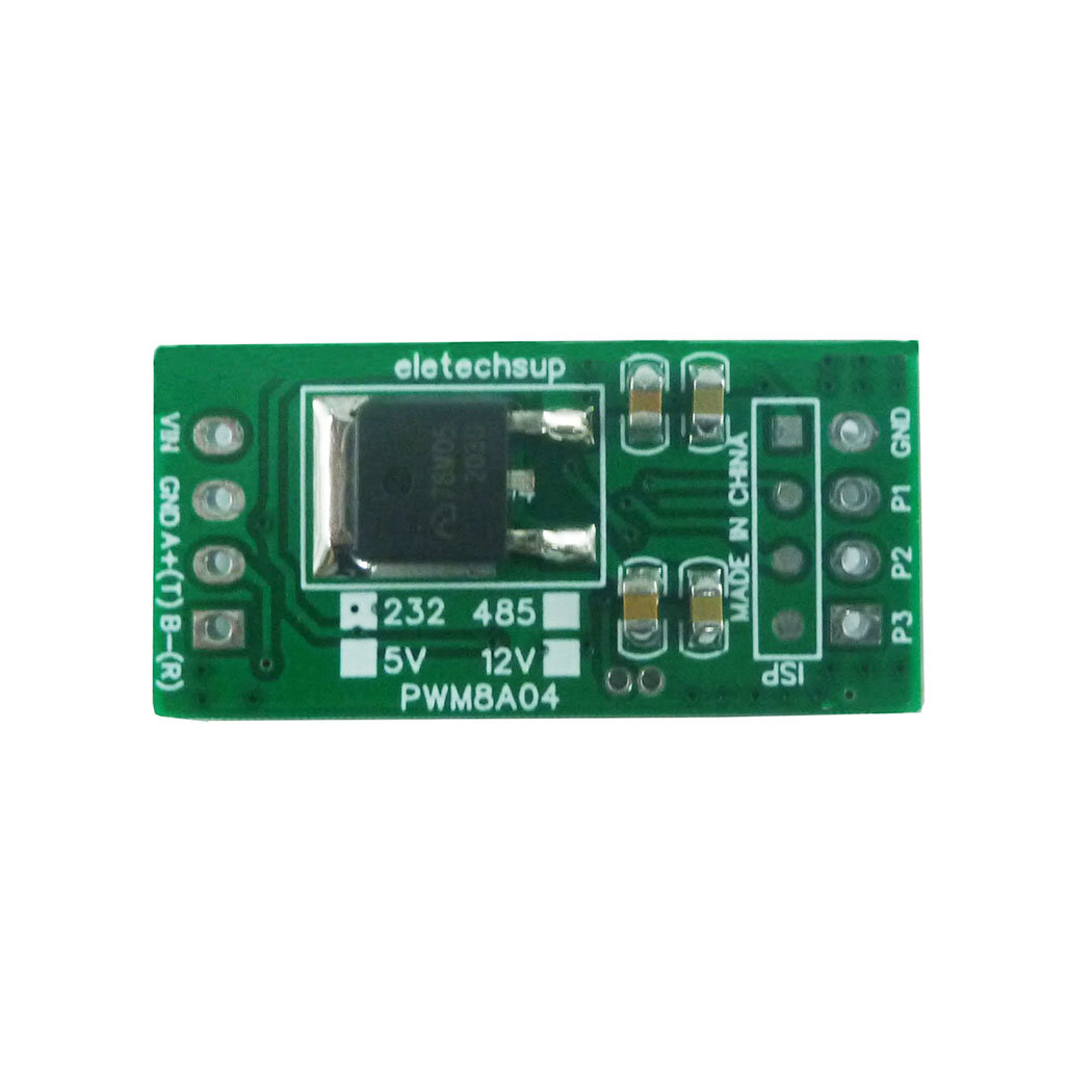 3CH RS485/TTL232 to PWM Square Pulse Generator Wave 1Hz~20kHz Frequency Duty Cycle Adjustable DC5V/1