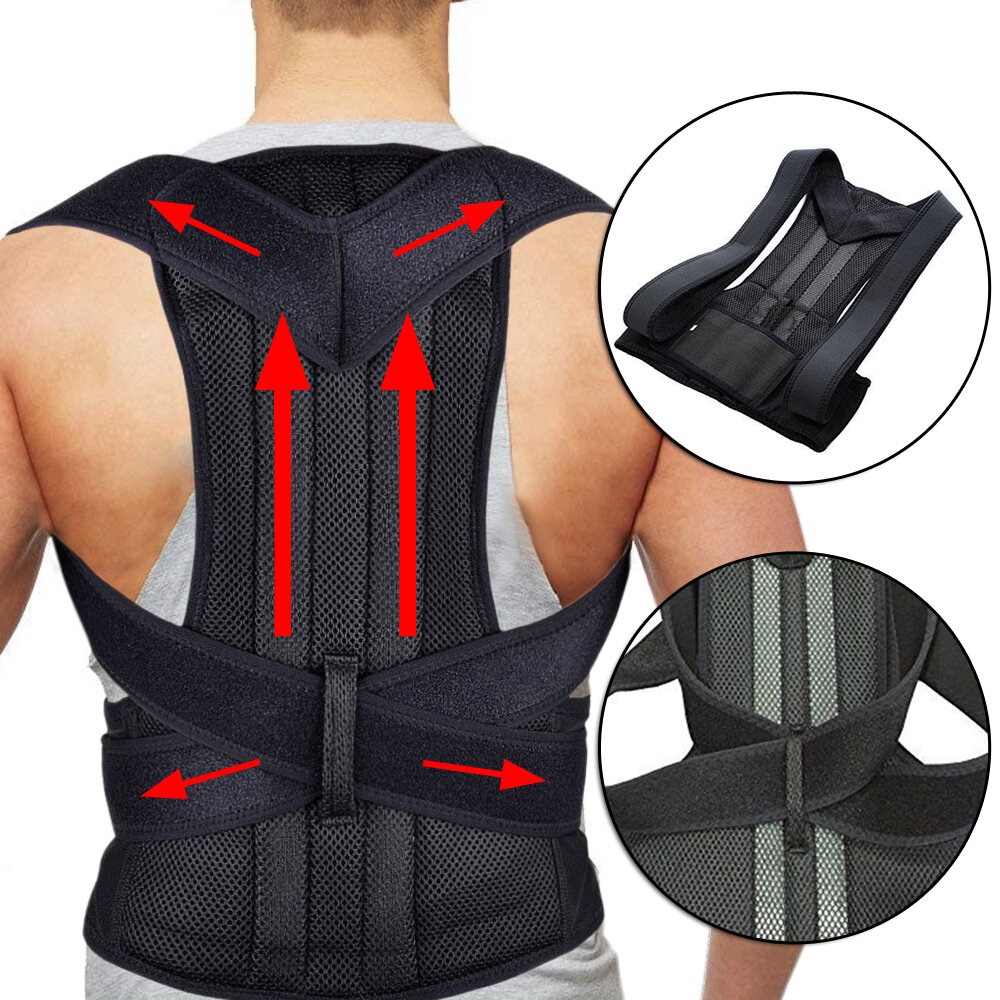 

Adjustable Humpback Posture Corrector Wellness Healthy Brace Back Belt Support Shoulder Back Brace Pain Relief