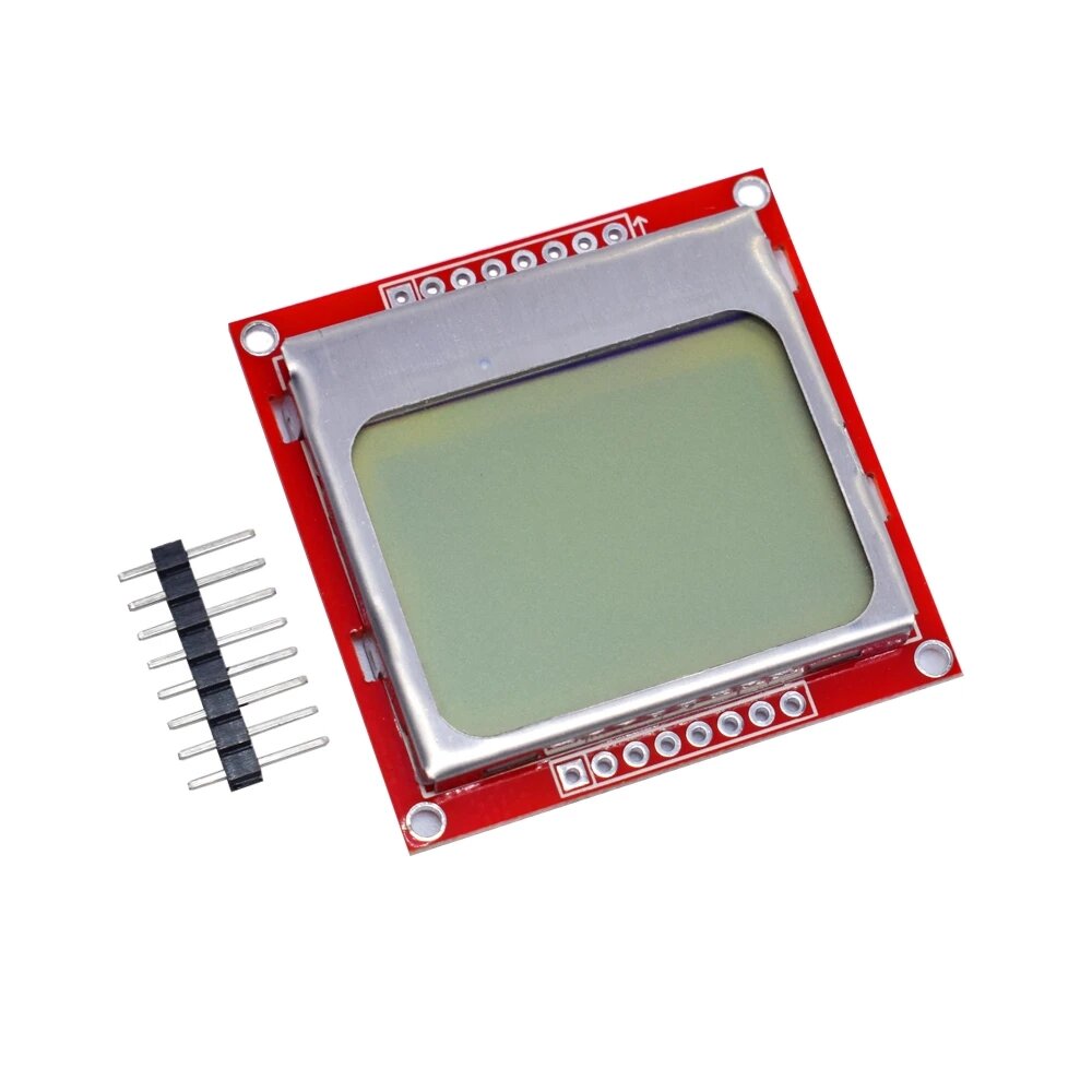 

5110 LCD Module Display Monitor White Backlight Adapter PCB 84x84 5110 Screen for Arduino