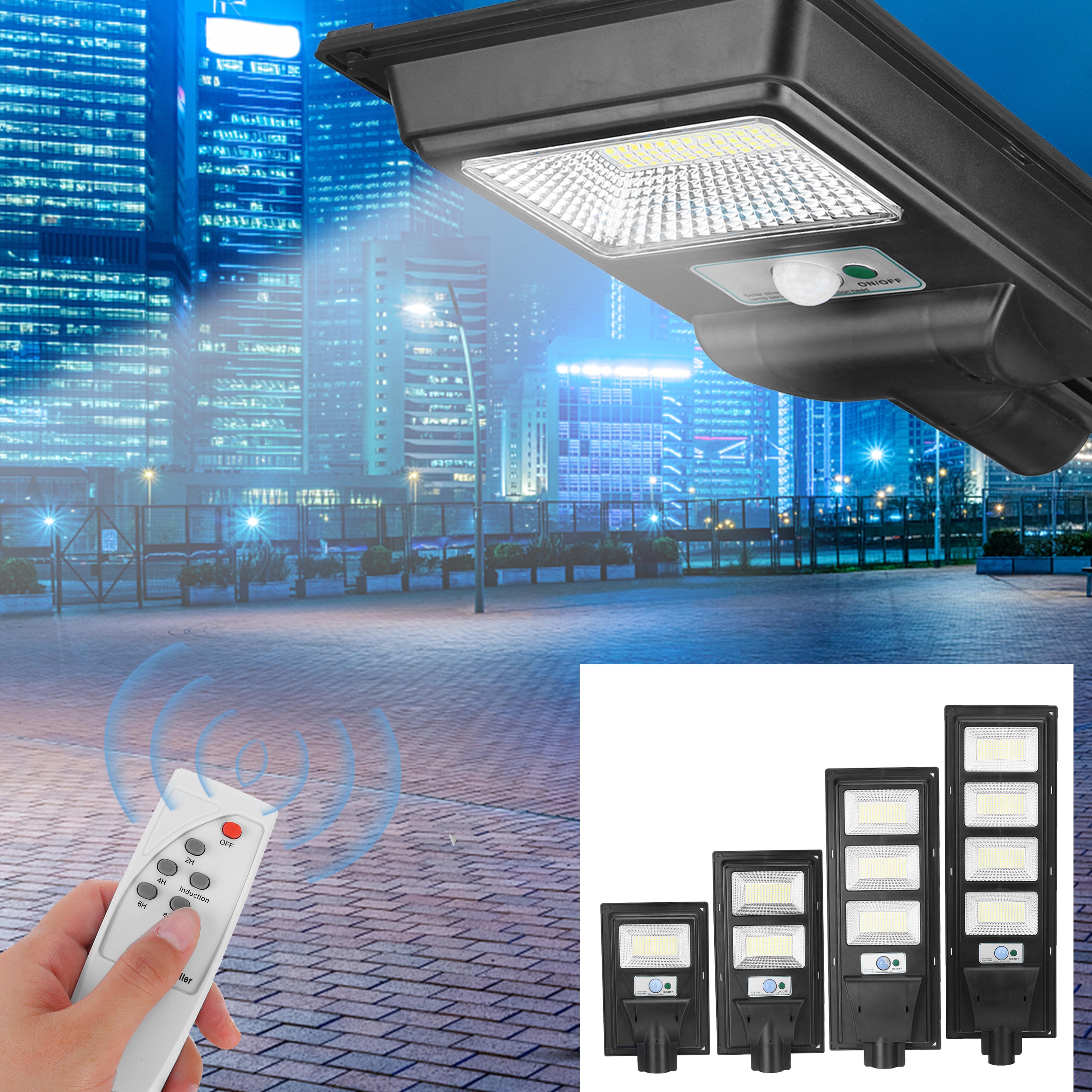 300W-1200W LED Solar Street ضوء Road Garden ضد للماء مصباح حائط مع التحكم عن بعد مراقبة