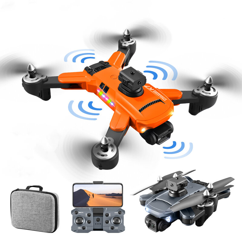 XKJ K7 2.4GHz WIFI FPV with 4K ESC Dual Camera360° Obstacle Avoidance Optical Flow Positioning Foldable RC Drone Quadc