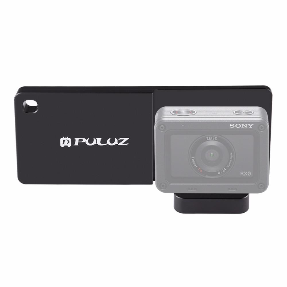 PULUZ PU314B mobiele telefoon Gimbal schakelaar Mount Plate Adapter voor Sony RX0 Handheld Gimbal Ca