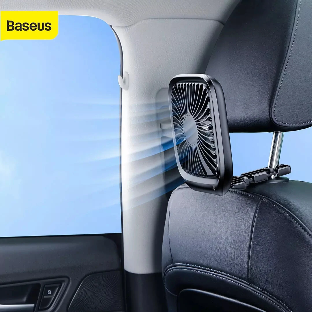מאוורר קומפקטי למושב האחורי ברכב Baseus