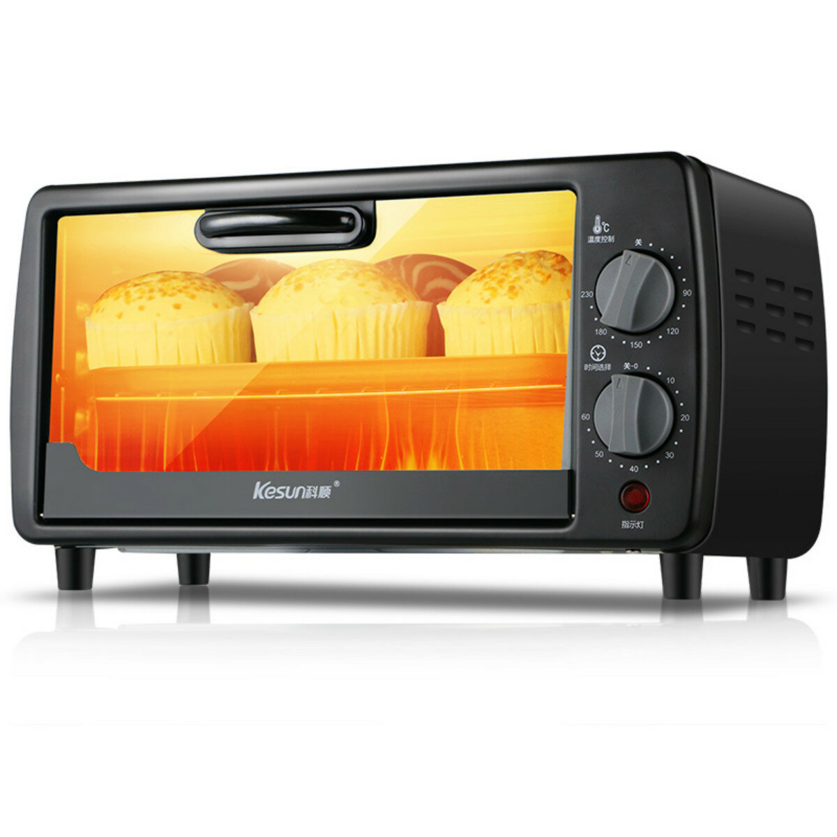 9L 220V tafelmodel elektrische oventiming Huishoudelijke temperatuurregeling Bak toast