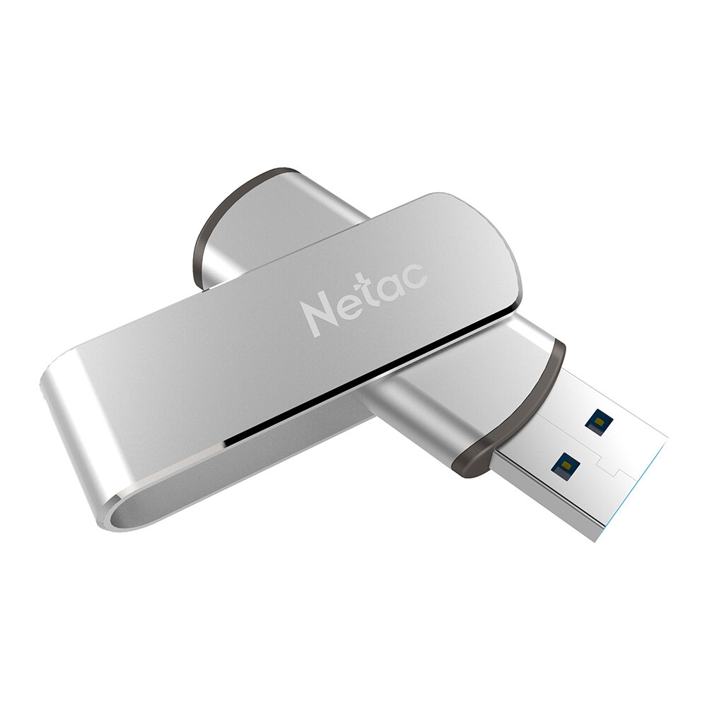 Netac USB 3.0 Flash Drive 360 ° Rotatie Aluminium USB Disk 32G 64G 128G 256G Draagbare Thumb Drive v