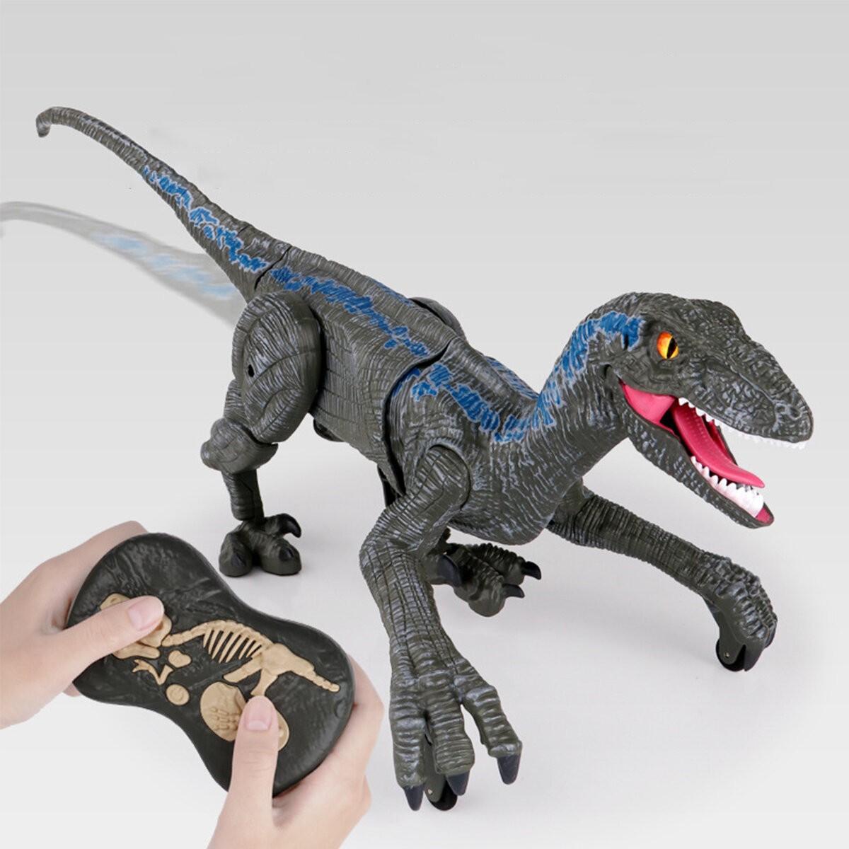 2,4 GHz afstandsbediening dinosaurus speelgoed robot dinosaurus simulatie Velociraptor speelgoed