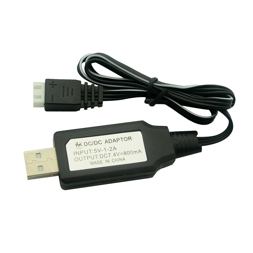 MN-90 Original 7.4V 2S Li-ion Battery Charger USB Charging Cable 1/12 RC Car Spare Parts
