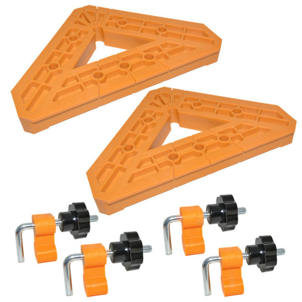 

2 in 1 45°/90° Woodworking Clamp Positioning Clip Set Positioning Clip Wooden Board Right Angle Fixing Clip