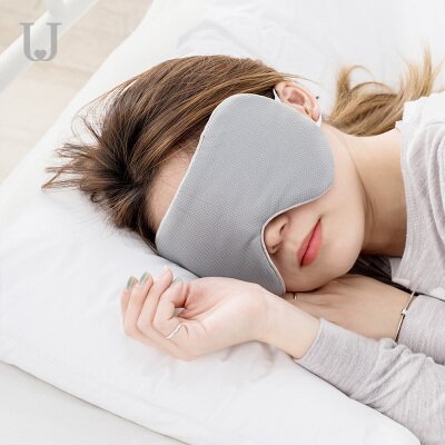 Jordan&judy Sleeping Eye Mask Comfortable Eye Shade Travel Nap Cover Blindfold Adjustable With 2 Side Function
