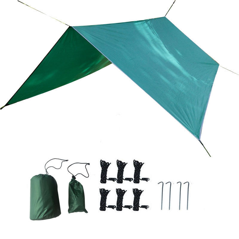 IPRee® 300x300cm Outdoor Camping Tent Canopy Rain Shelter Sunshade Awning Waterproof Picnic Mat