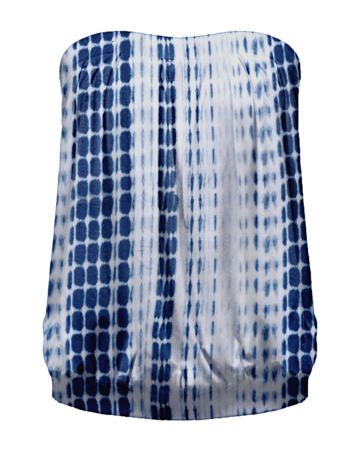 Image of Frauen Tube Tops Tie Dye Solid Print Trgerlose rmellose Hemden Tank Tops