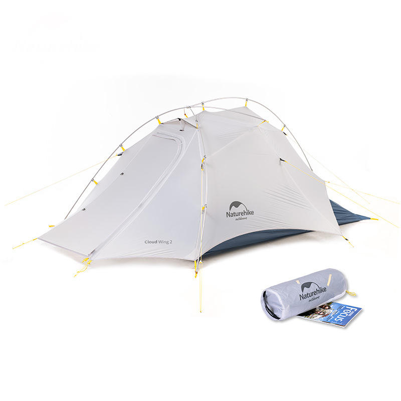 Természetjárás NH19ZP083 15D nylon ultrakönnyű 2 személyes kemping sátor szabadtéri hordozható vízálló túrázó utazó sátor 
