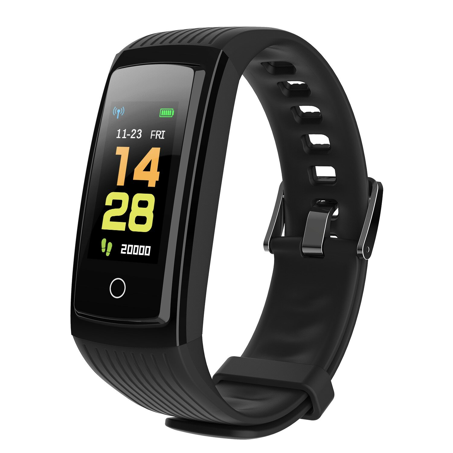 

Bakeey V5S IP67 Wristband Blood Oxygen Heart Rate Sleep Monitor Camera Control Message Remind Smart Watch