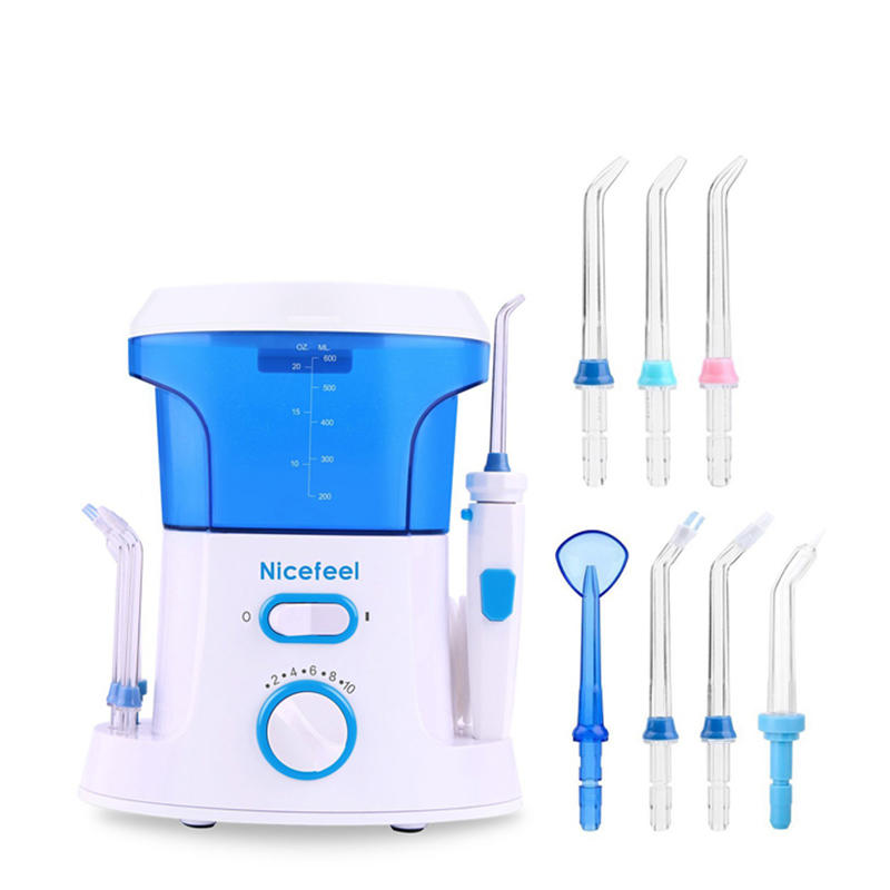 

600ml Electric Water Jet Pick Flosser Oral Irrigator Water Flosser Teeth Dental Cleaner With 7 Tips