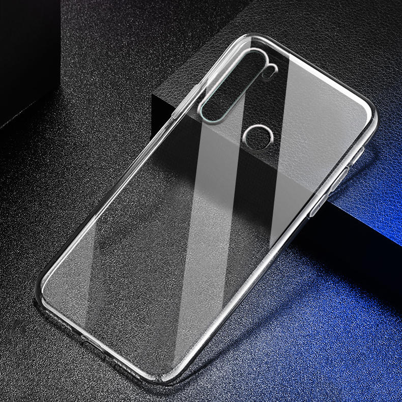 BAKEEY Transparent Ultra-thin Non-yellow Soft TPU Protective Case for Xiaomi Redmi Note 8T Non-origi