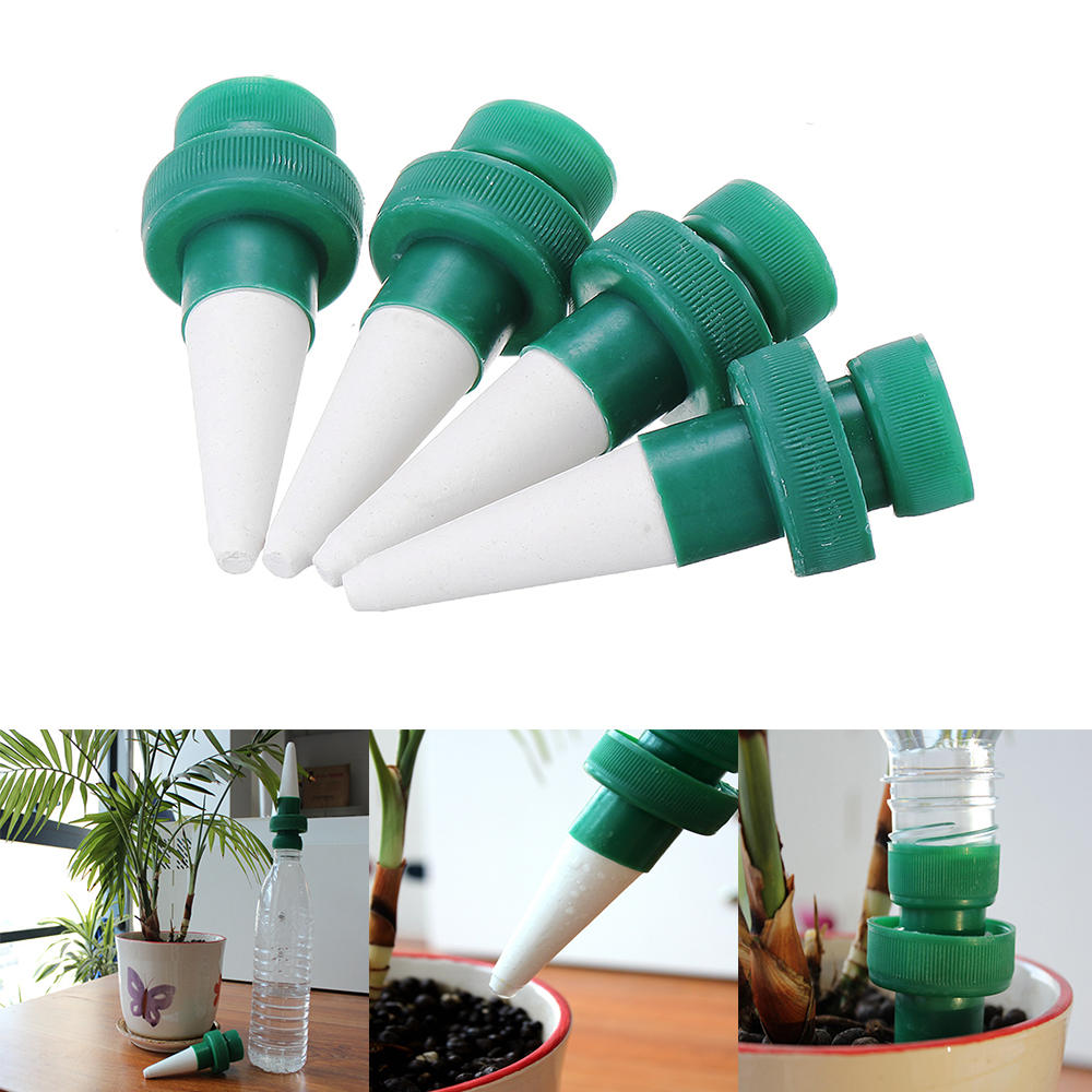 

4Pcs/Set Plant Water Dripper Dispenser Garden Automatic Water Flow Droppers Water Bottle Drip Irrigation Watering System