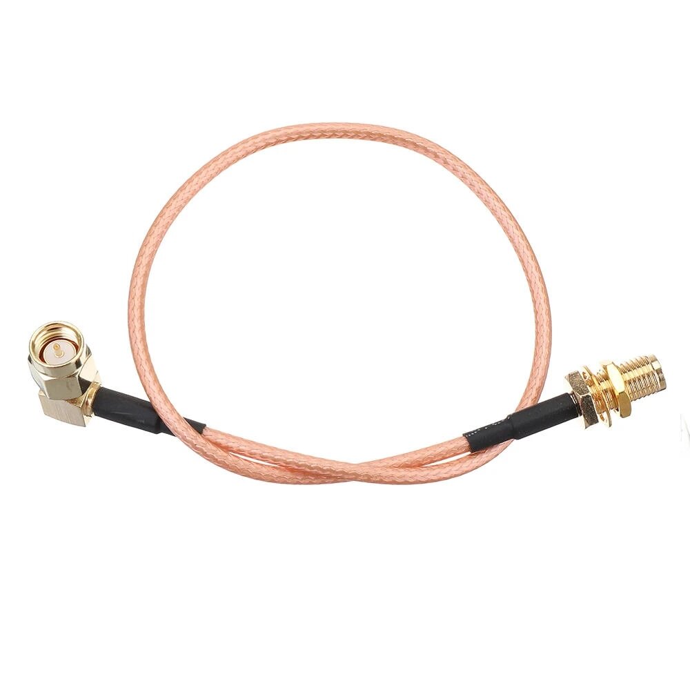 

3Pcs 50CM SMA cable SMA Male Right Angle to SMA Female RF Coax Pigtail Cable Wire RG316 Connector Adapter