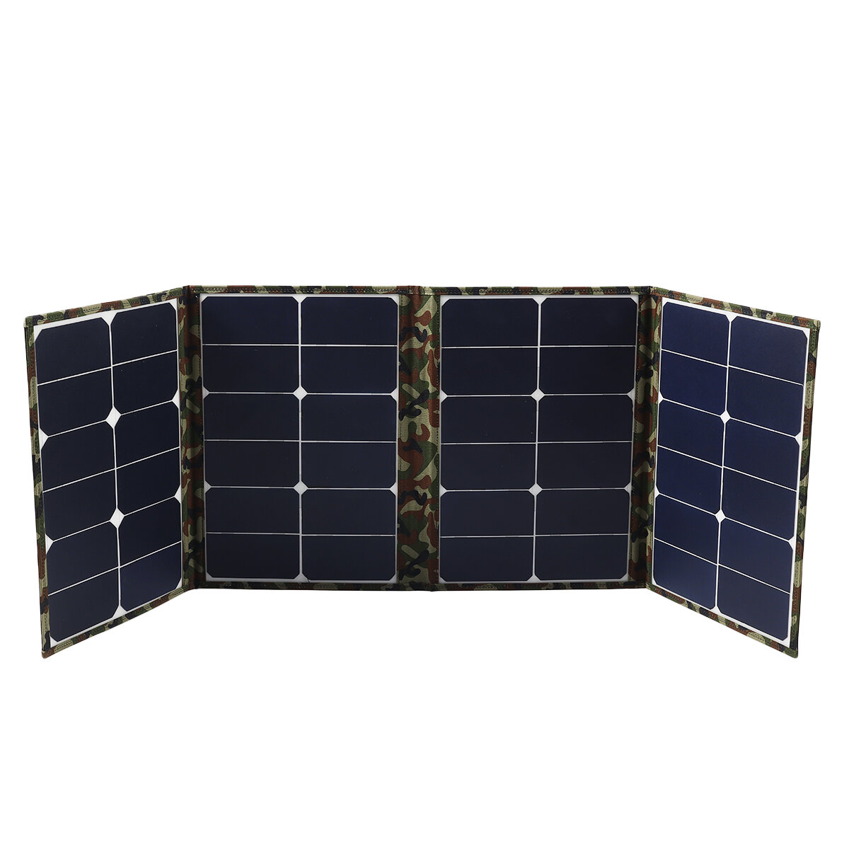 80W 18V opvouwbare Sunpower zonnepaneel oplader Solar Power Bank USB Camouflage rugzak voor kamperen
