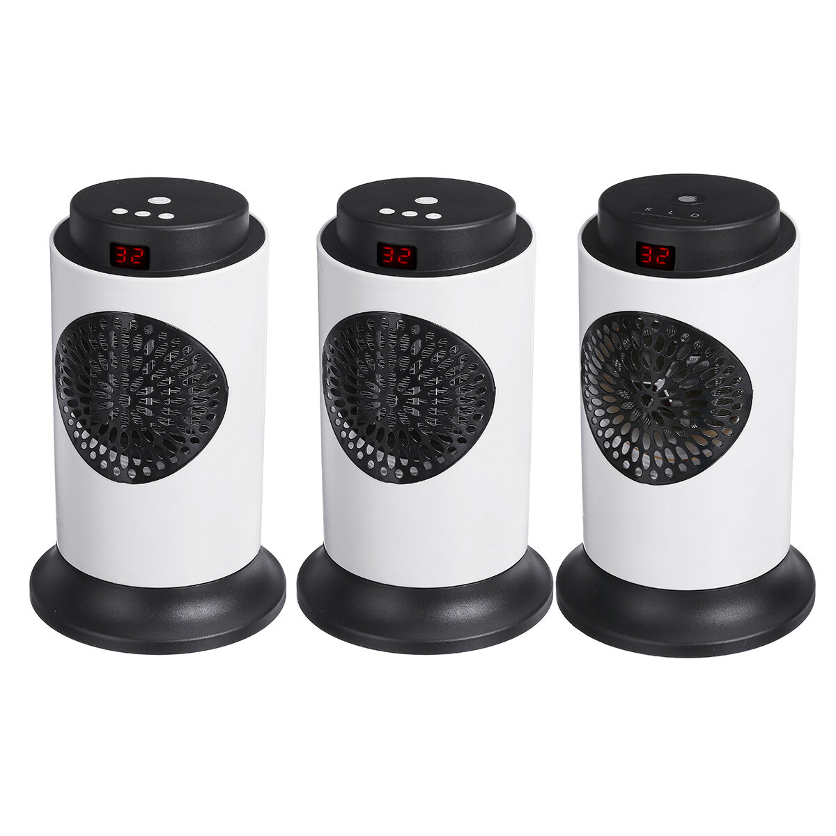 

220V 700W Portable Mini Electric Heater Fan 3 Gears Handy Winter Air Warmer Cooling Silent Automatic Overheat Protection