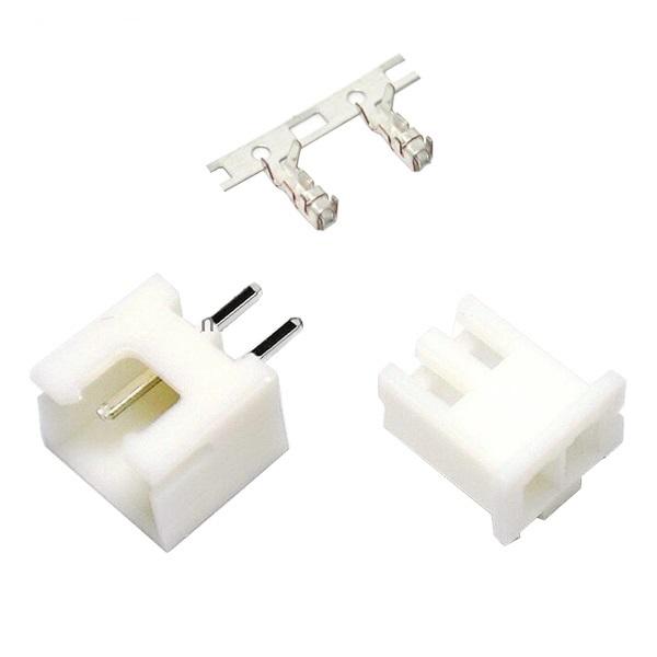 10X DIY Micro 1,25 mm 2-pins mannelijke vrouwelijke rechte connectorplug voor RC-batterijmodel