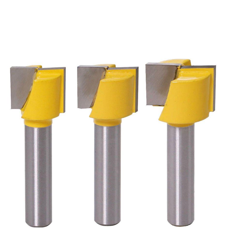 

Drillpro 16/18/20mm Router Bit 8mm Shank Surface Planing Bottom Cleaning Wood Milling Router Bit for CNC