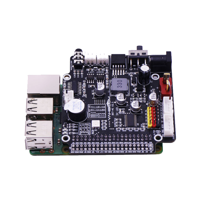

Yahboom Raspberry Pi Expansion Board for AI Visual Robot GPIO Voice Broadcast Motor Drive Multifunctional Driver Extensi