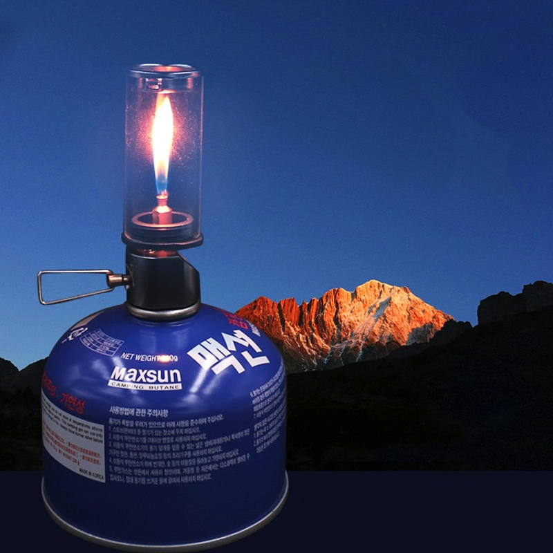 BRS-55 Outdoor kampeerlicht Ultralicht butaangas noodlicht Outdoor Travel Night Lantern