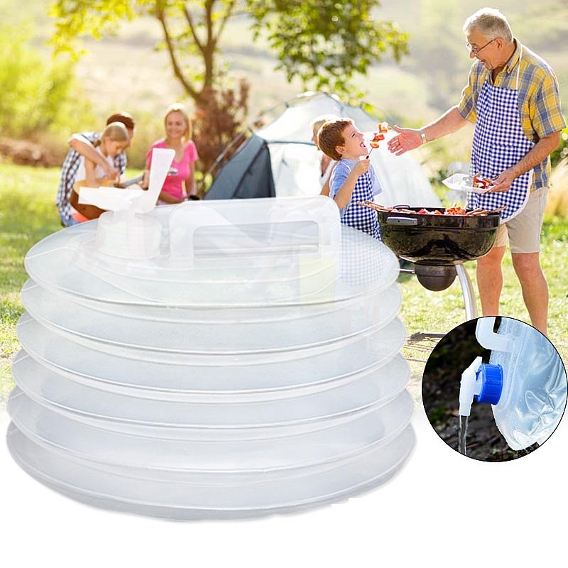 IPRee? 5/10L Folding Water Bottle Water Container Bucket Storage Camping Picnic5/10L Folding Water B