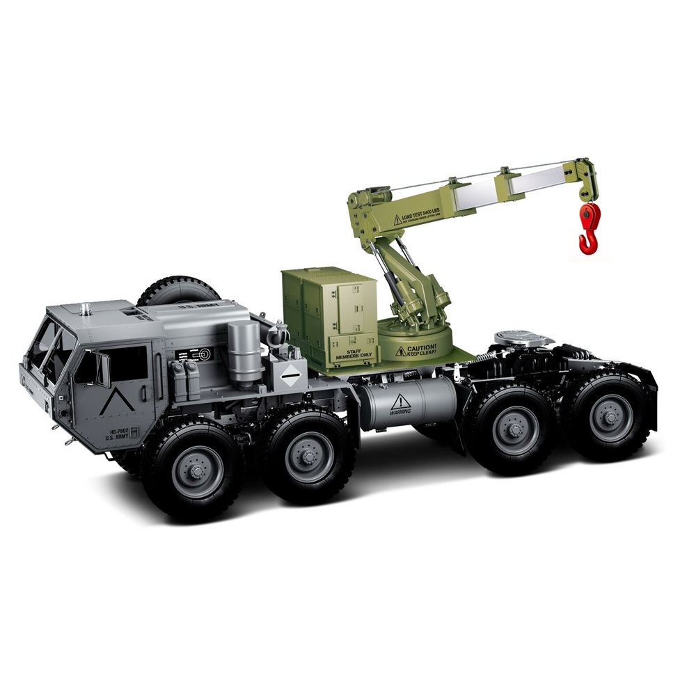HG P802 1/12 opgewaardeerde kraan hefarmmontage voor RC auto militaire trekker Truck 8 * 8 DIY reser