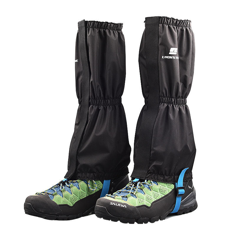 Couvre-chaussures, couvre-jambes et couvre-chaussures imperméables LUCKSTONE pour l'alpinisme, le ski et le camping.