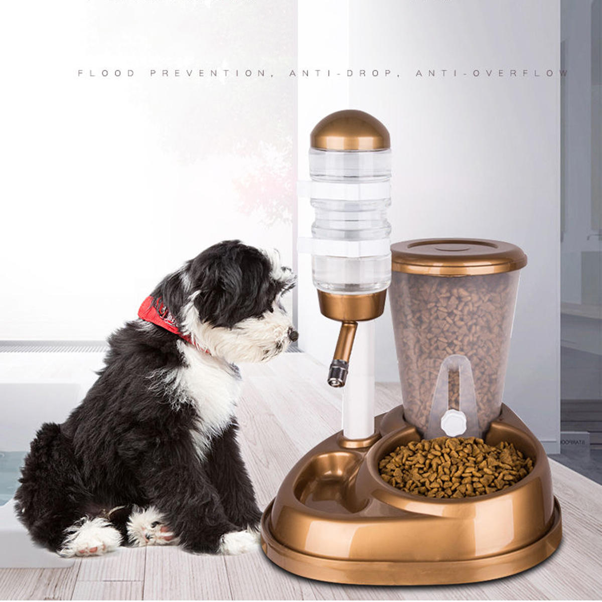 Fuente de alimentación automática para Mascotas con Botella de Agua esférica y dispensador de Agua para Gatos Starmood 
