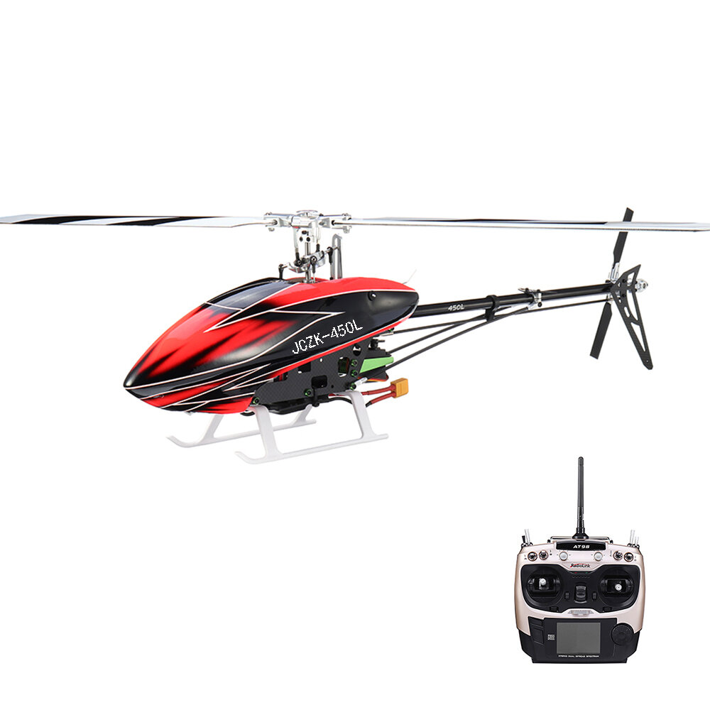 JCZK ASSAULT 450L DFC 6CH 3D Flybarless RC Helicopter With Transmitter RTF