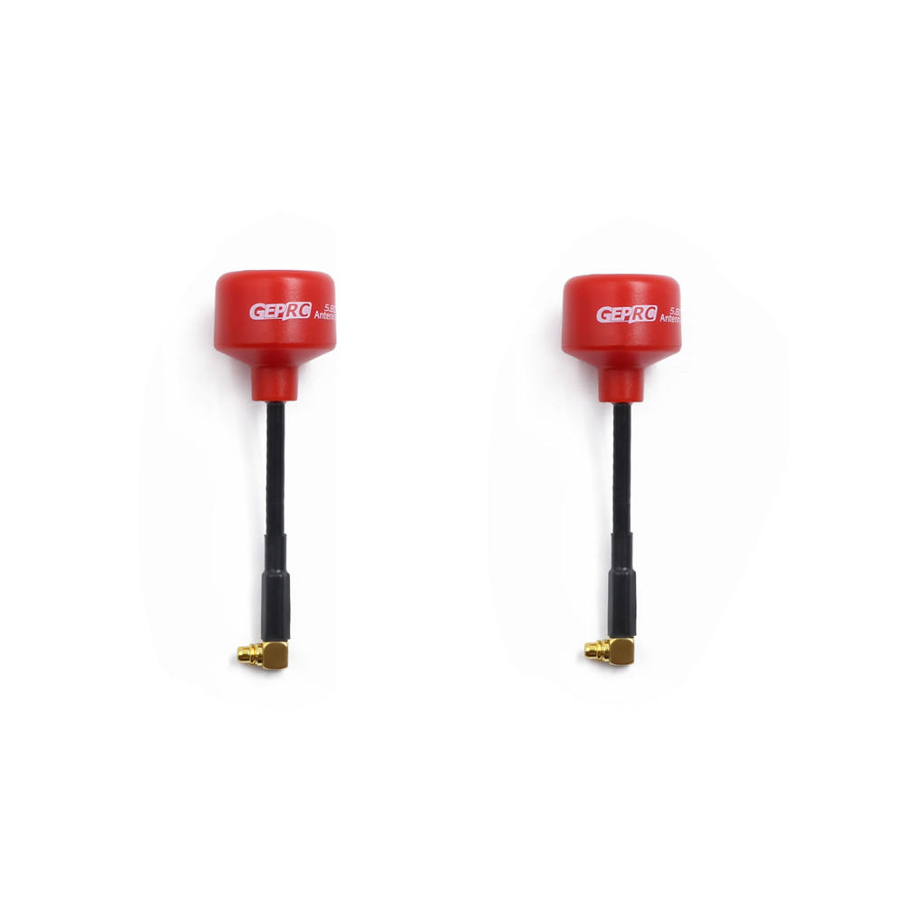 50% OFF for 2pcs GEPRC Momoda 5.8GHz 2.0Dbi RHCP FPV Antenna Red MMCX90／SMA／RP－SMA／UFL／MMCX for FPV Racing RC Drone