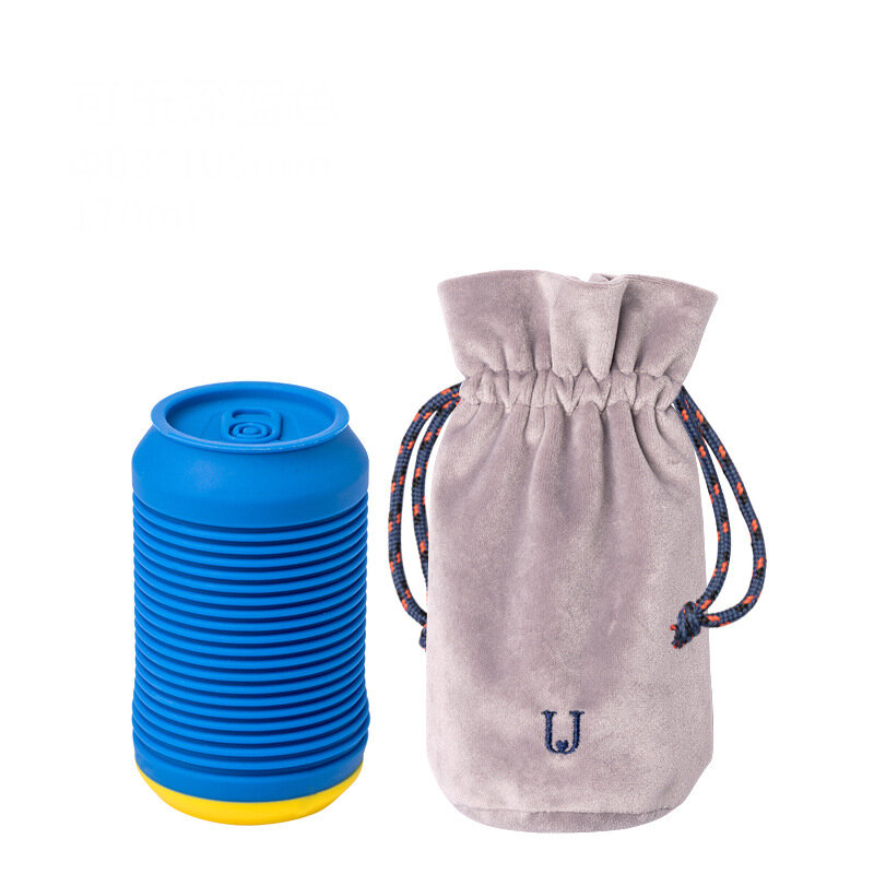 JORDAN & JUDY 170ML Mini Água Quente Bolsa Produto comestível de viagem ao ar livre Soft Mão de sílica gel Mão mais quente Aquecedor